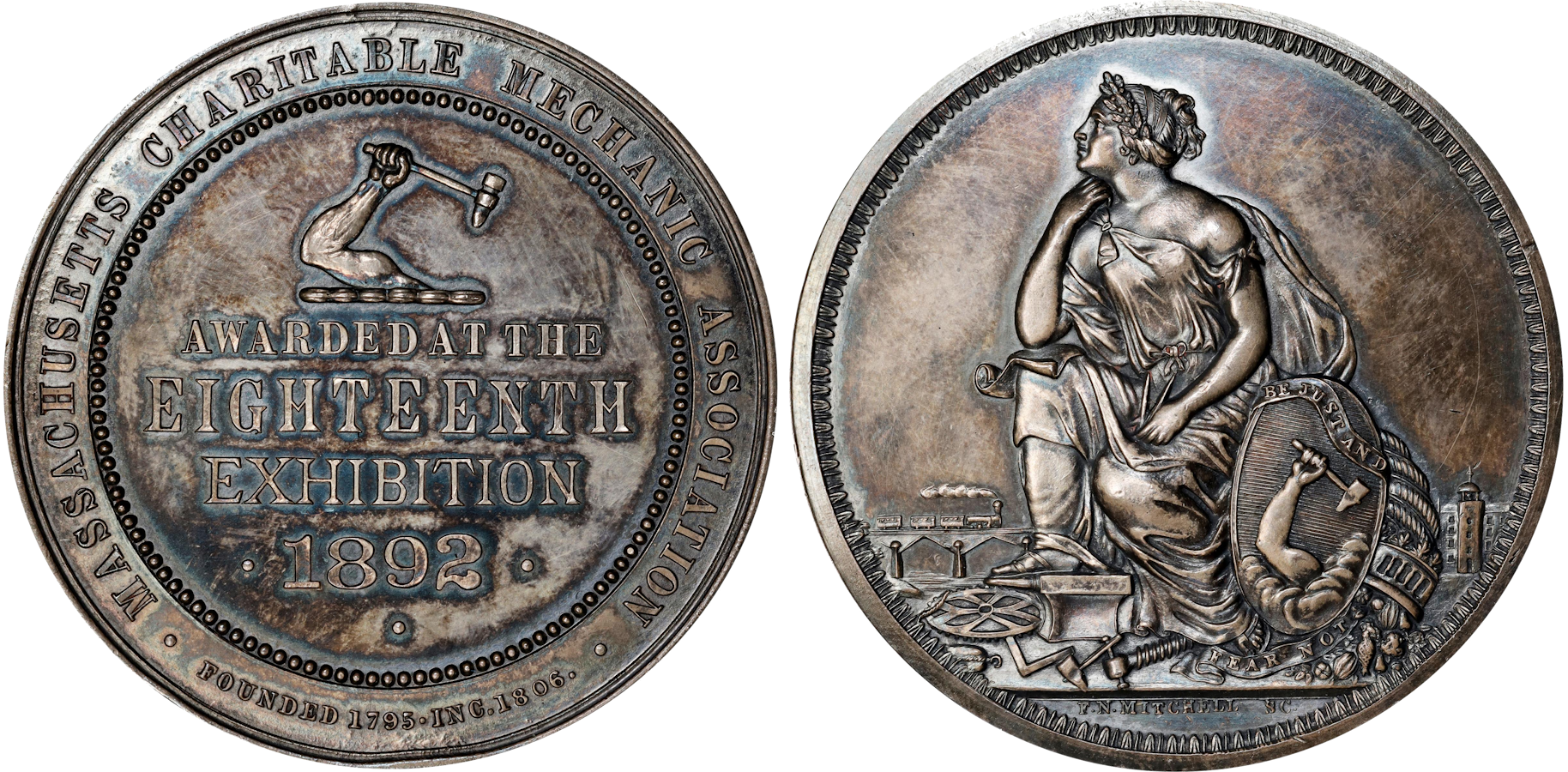 A collection of rare coins from Massachusetts