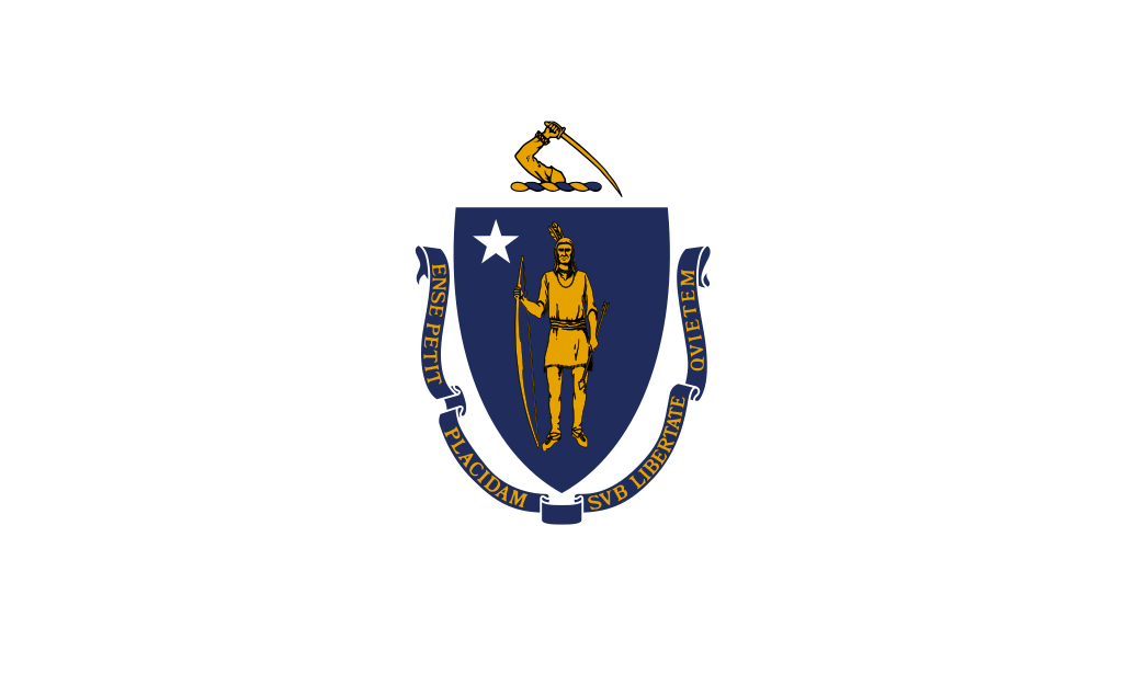 The state flag of Massachusetts